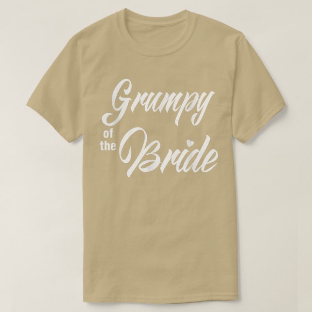 T-shirt Grumpy De Mariage Mariage Fête Drôle Correspondant (Design devant)