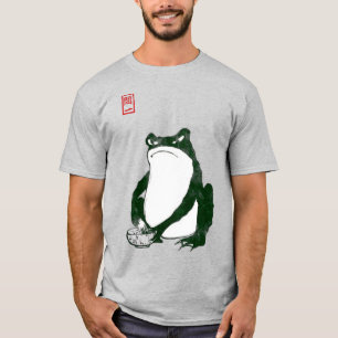 T-shirt Grumpy Grenouille japonaise crapaud 19ème siècle