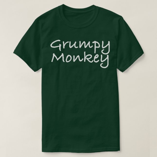T-shirt Grumpy Monkey (Design devant)