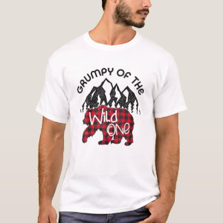 T-shirt Grumpy Of The Wild Un Premier Anniversaire Rouge P
