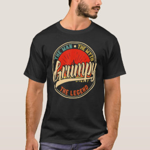 T-shirt Grumpy the Man The Myth The Legend Fête des pères 
