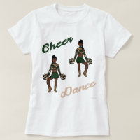 T - Shirt Grün Camouflage (Cheer/Tanz)