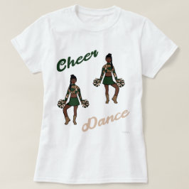 T - Shirt Grün Camouflage (Cheer/Tanz)