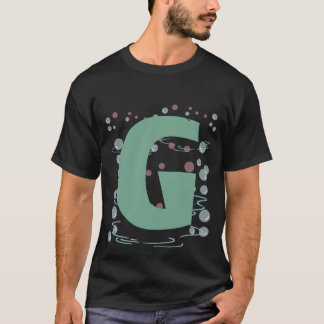 T-shirt grünes G coole Buchstaben 