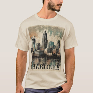 T-shirt Grunge Charlotte Caroline du Nord
