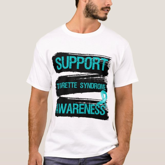 T-shirt Grunge - conscience de syndrome de Tourette de (Devant)