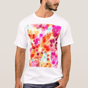 T-shirt Grunge couleur point texture arrière - plan