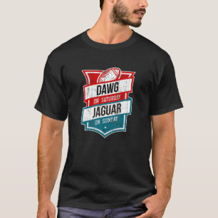 T-shirt Grunge Dawg Le Samedi Jaguar Le Dimanche Gameday F