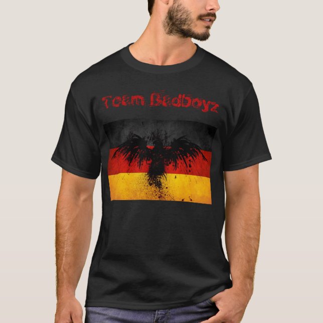 T-shirt Grunge de Badboyz Allemagne d'équipe (Devant)