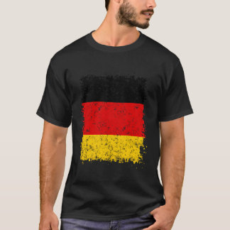 T-shirt Grunge Drapeau vintage Allemagne