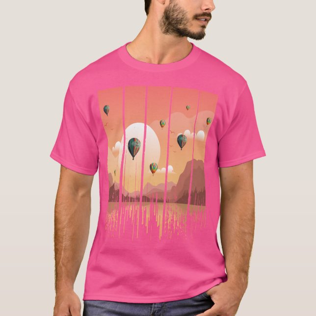 T-shirt Grunge Driving Sunset Celebration Baseball Sleev (Devant)