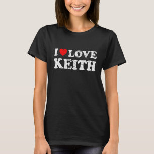T-shirt Grunge en état de démangeaison Style I Love Keith