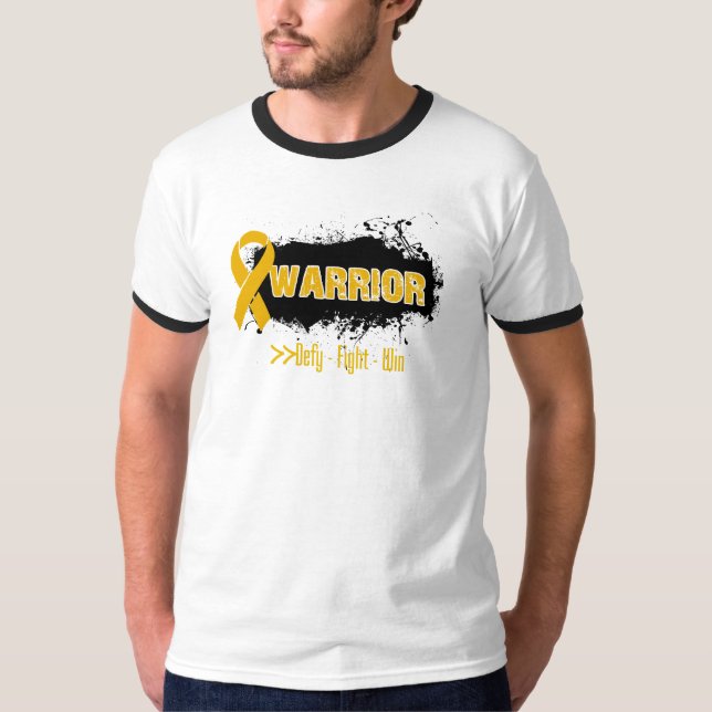 T-shirt Grunge - GUERRIER - Cancer d'annexe (Devant)