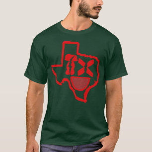 T-shirt Grunge Heads Texas Smiling Face