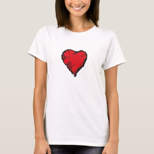T-shirt Grunge Heart