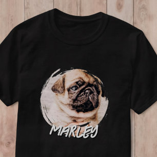 T-shirt Grunge moderne Jouer Simple Personnalisé Photo Ani