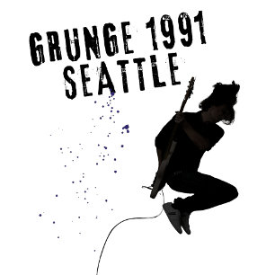 T-shirt Grunge Seattle 1991 Scène de musique Love Seattle 