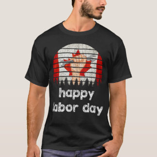 T-shirt Grunge Tee de la Fête du Travail du Canada