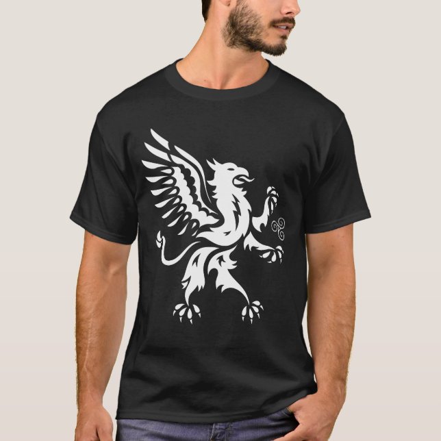 T-shirt Gryphon tribal (Devant)