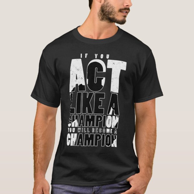 T-shirt GSP Georges St-Pierre - Citation de Champion (Devant)