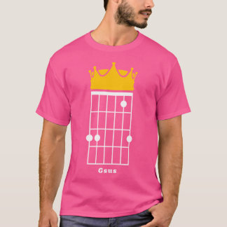 T-shirt Gsus Guitar Chord (Jésus) Couronne