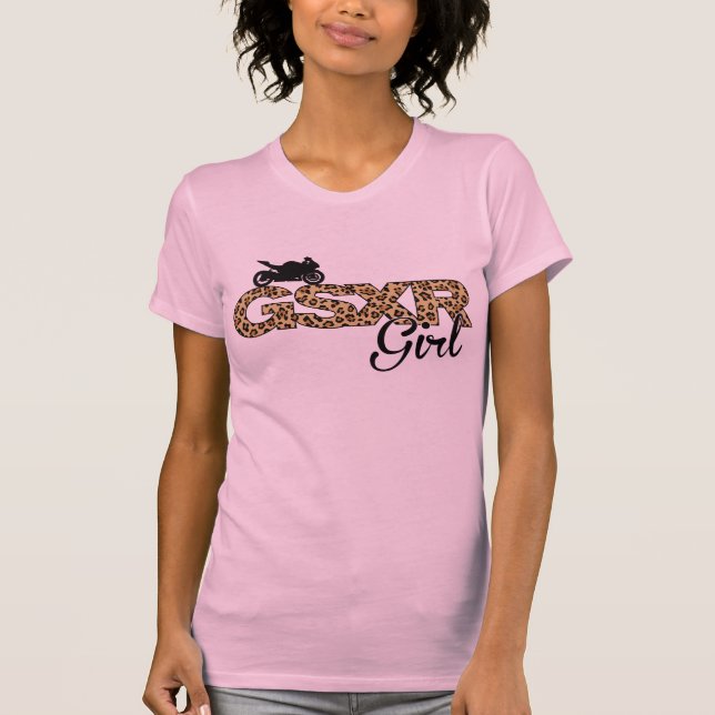T-shirt GSXR fille) (d'avant/tour comme une fille (Devant)