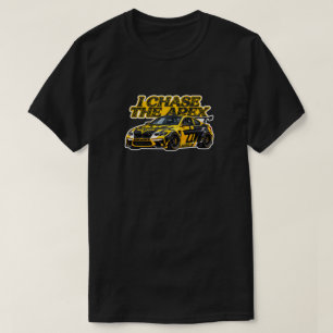T-shirt GT Track Day Racing Noir Je chasse l'apex