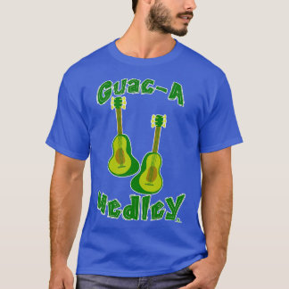 T-shirt Guac Medley Guacamole Avocado Guitare Slogan