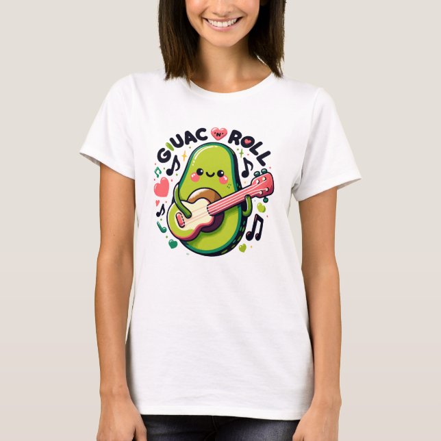 T-shirt Guac N Roll Rock Et Roll Guac Et Roll (Devant)