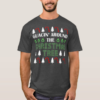 T-shirt Guacin Autour De Noël Arbre Tropical Christma