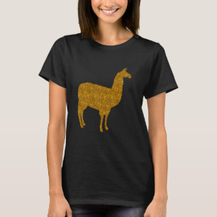 T-shirt Guanaco pour femmes fille alpaga chameau lama