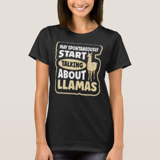 T-shirt Guanaco Pour Un Van Llama