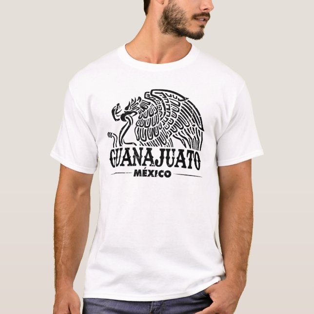 T-shirt Guanajuato Mexique Aigle Vintage (Devant)