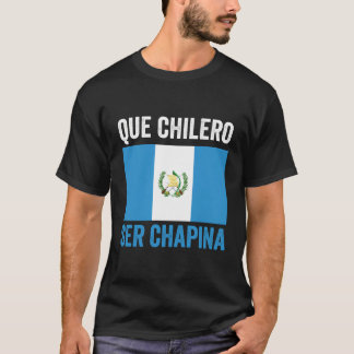 T-shirt Guatemala Carte du drapeau Femmes Chapina Guatemal