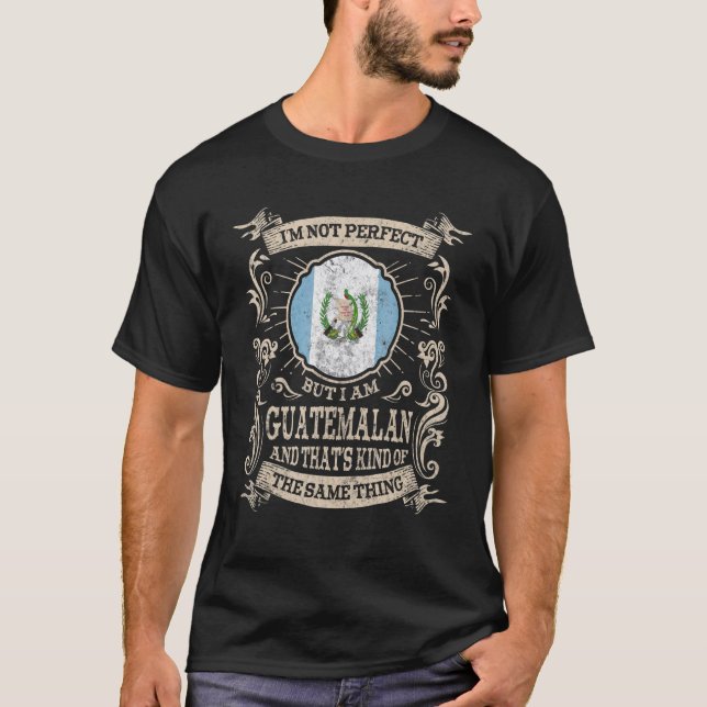 T-shirt Guatemala Drapeau Fiers Guatémaltèques Hommes et F (Devant)