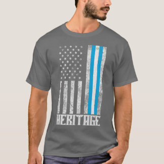 T-shirt Guatemala Hispanique Drapeau en détresse 1