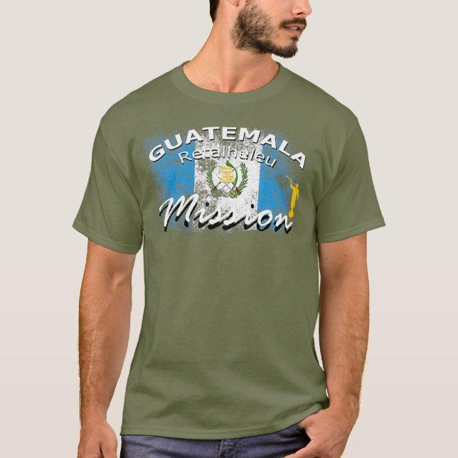 T-shirt Guatemala Retalhuleu Mormon LDS Mission Cadeau (Devant)