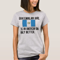 Guatémaltèque Girl Guatemala Drapeau les racines g