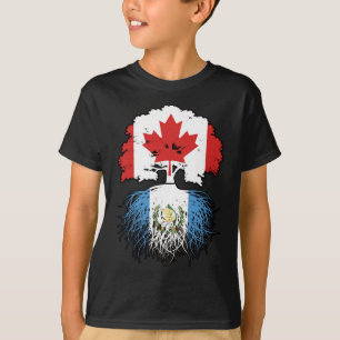 T-shirt Guatémaltèque Racines canadiennes d'arbres du Cana