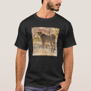 T-shirt Guépard regardant autour