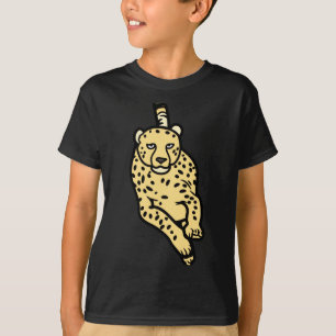 T-shirt Guépard sauvage rapide courant animal chasse à