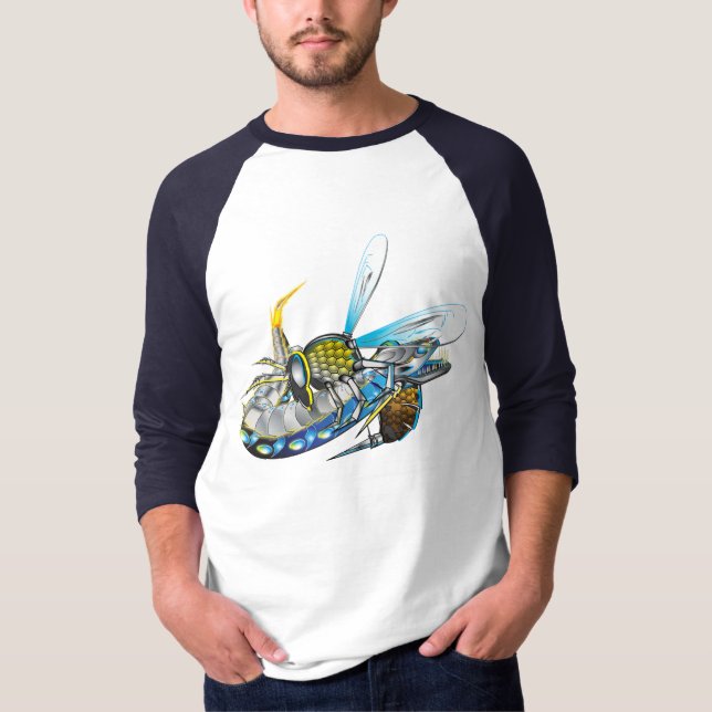 T-shirt Guêpe blindée contre l'anguille électrique (Devant)