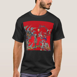 T-SHIRT GUERRE BESTIAIRE MÉDIÉVALE, CHEVALIERS, ESPACES GÉ