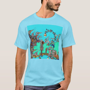 T-SHIRT GUERRE BESTIAIRE MÉDIÉVALE, CHEVALIERS, ESPACES GÉ