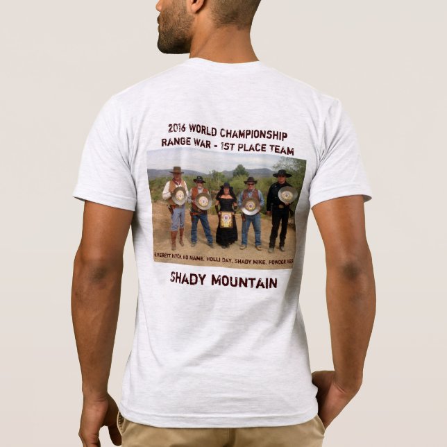 T-shirt Guerre de chaîne de championnat du monde (Dos)