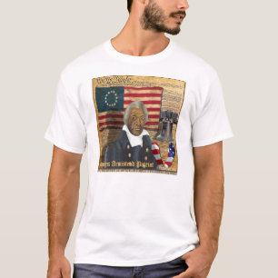 T-shirt Guerre de révolutionnaire américain noire de Jam