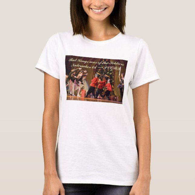 T-shirt Guerre de rois de rat des soldats (Devant)