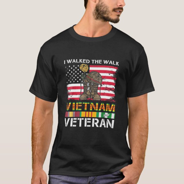 T-shirt Guerre du Vietnam _ Viêt Nam Vétéran T Don _ Ancie (Devant)