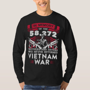 T-shirt Guerre Viêt-Nam En Mémoire Qui N'Est Jamais Reto