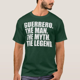 T-shirt Guerrero Guerrero Nom de famille Guerrero nom de f